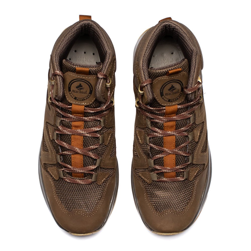 Bota Masculina Macboot Adventure Cano Alto Marrom Marrom 4