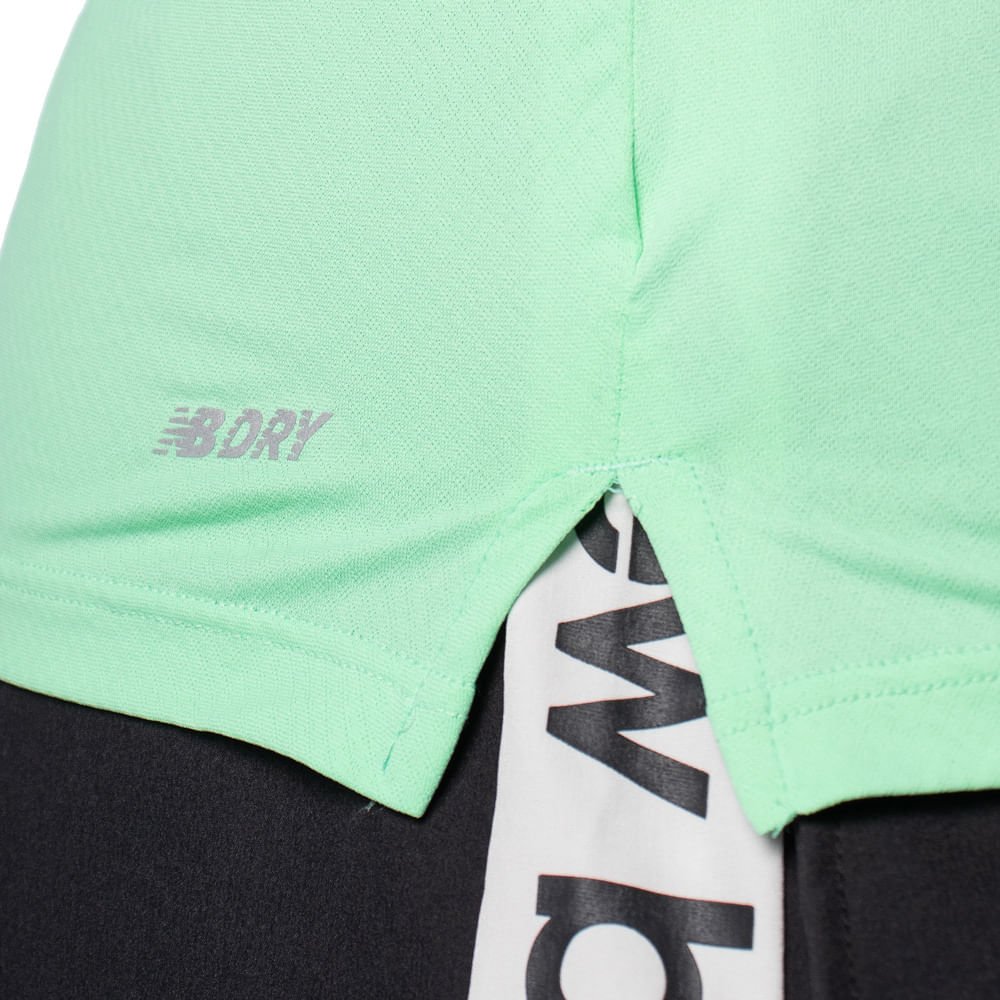 Camiseta Masculina New Balance Essential Esportiva Verde Verde 4