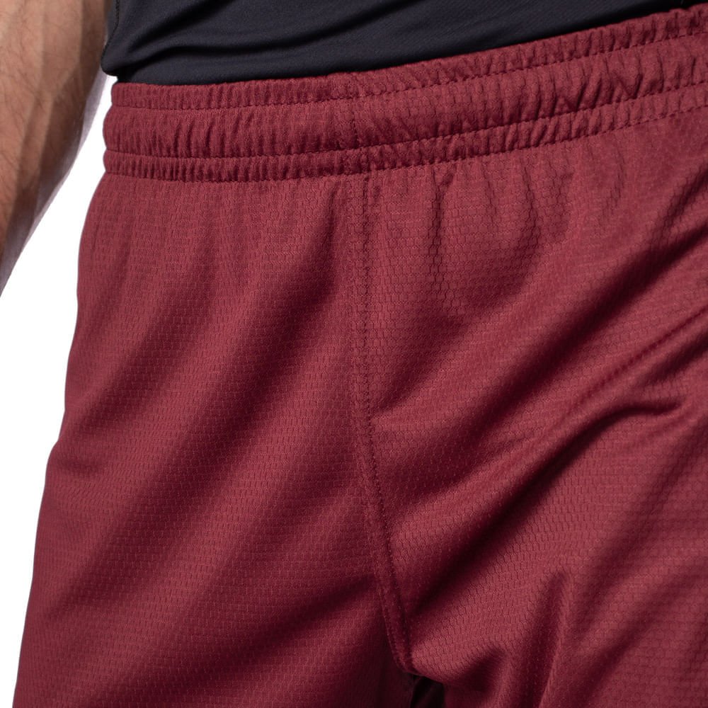 Calção Masculino Umbro Pro 5 Esportivo Bordo Vermelho 4
