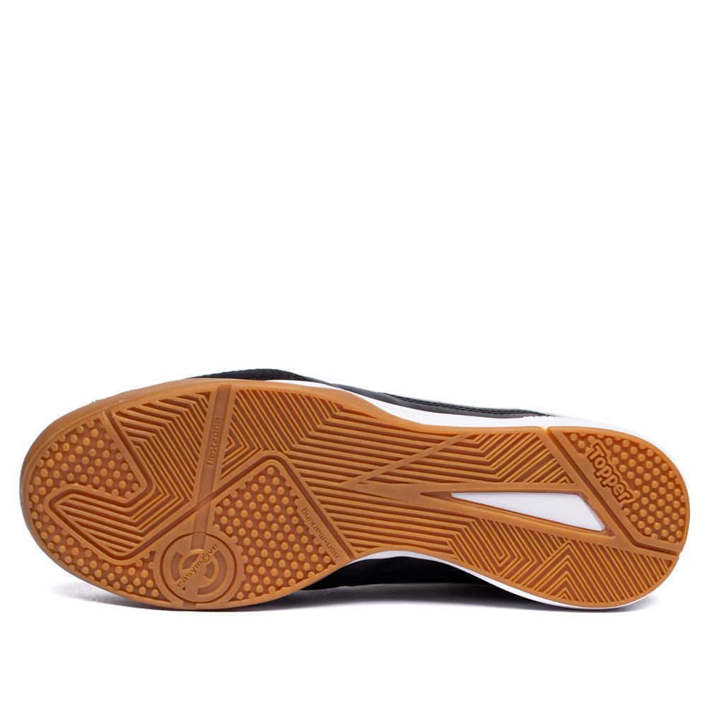 Chuteira Futsal Masculina Topper Maestro Club Vi Preto/Branco Preto 2