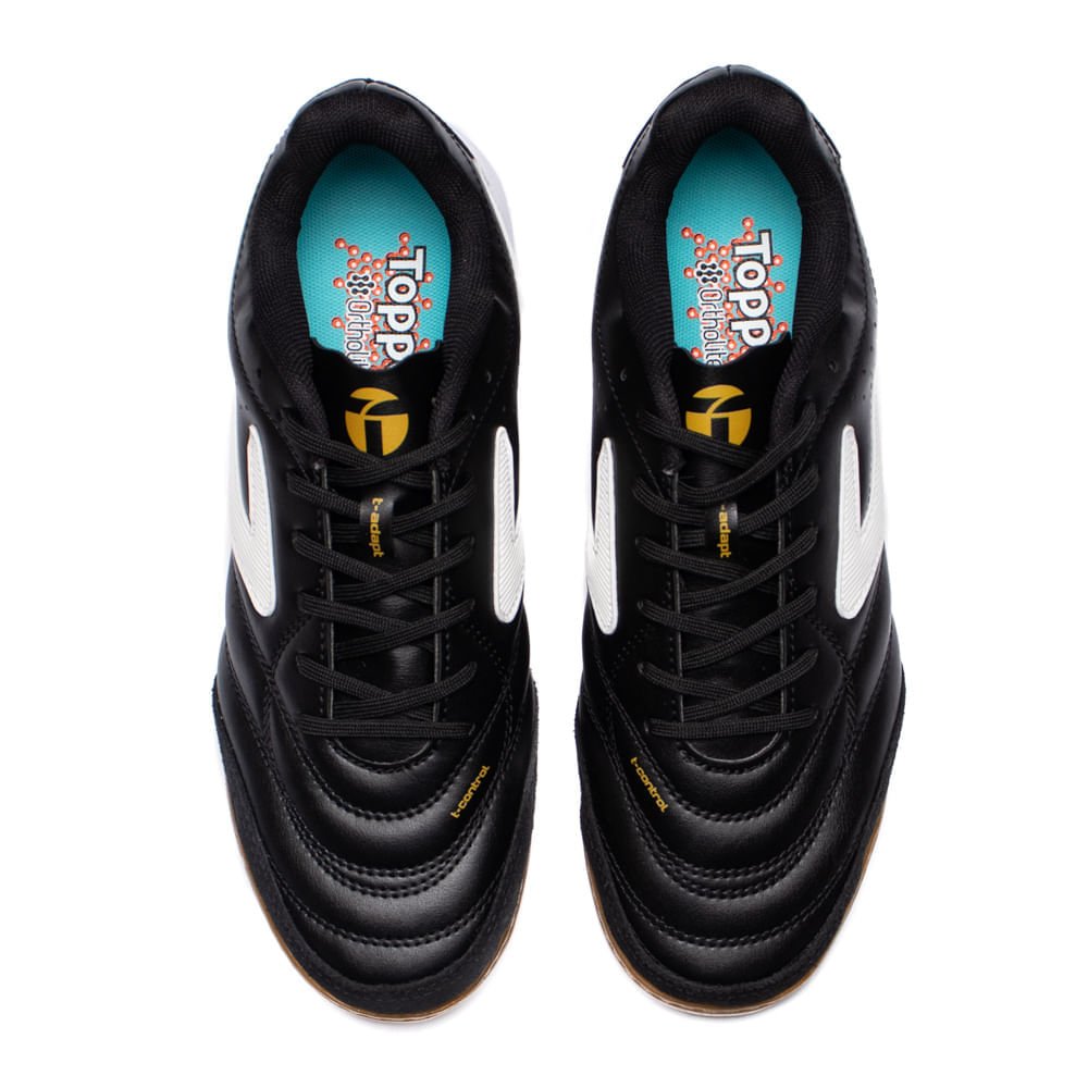 Chuteira Futsal Masculina Topper Maestro Club Vi Preto/Branco Preto 4