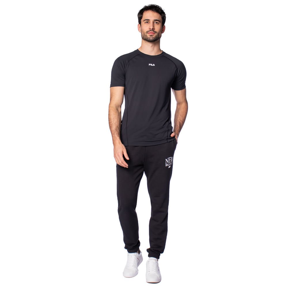 Calça Masculina New Balance Reimagined Jogger Preto Preto 5