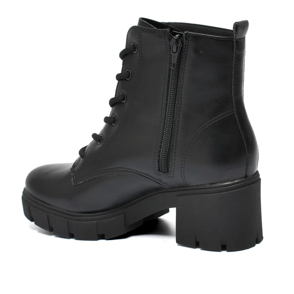 Coturno Feminino Via Marte Napa Montana Preto Preto 2