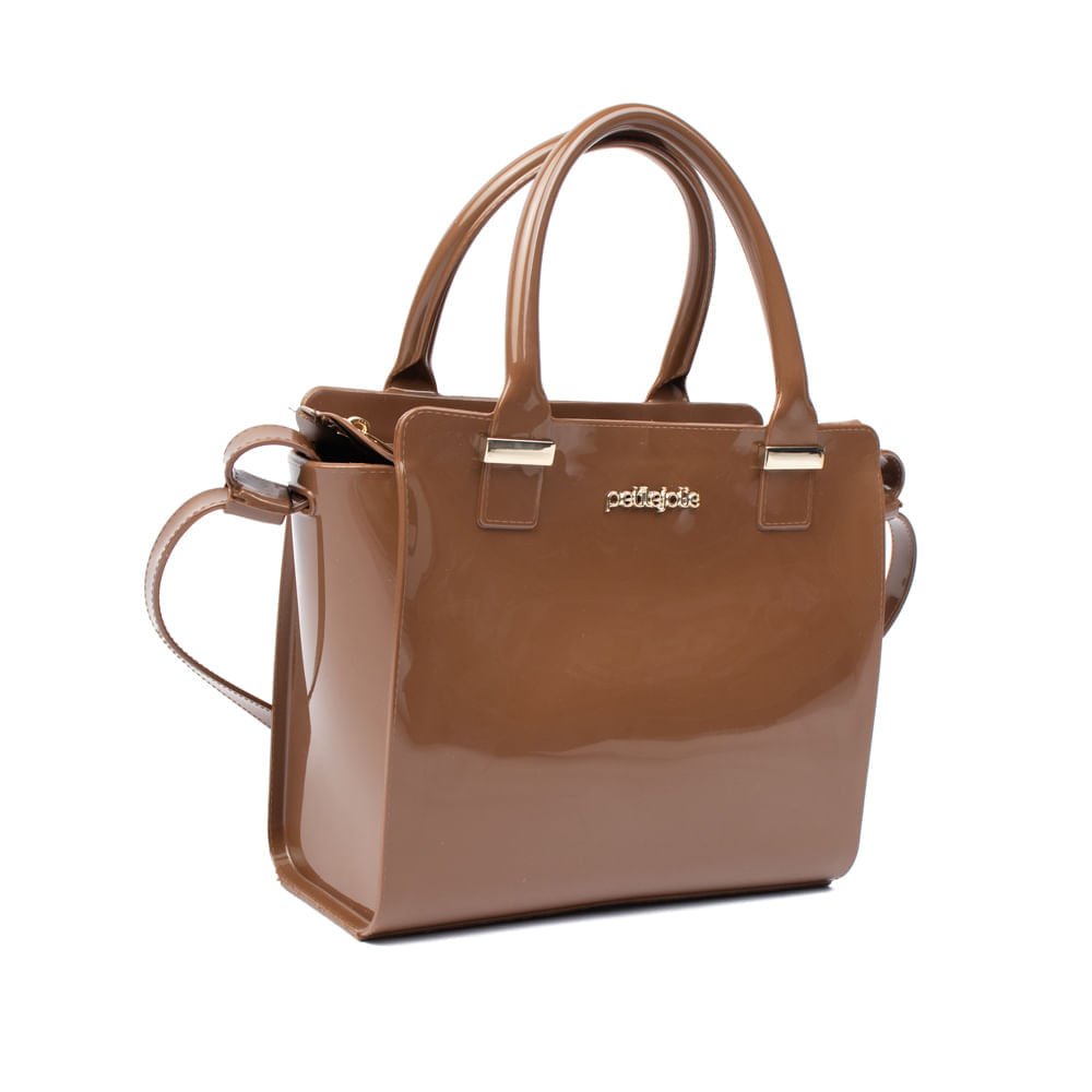 Bolsa Feminina Petite Jolie Tiracolo Média Fosca Marrom Marrom 3