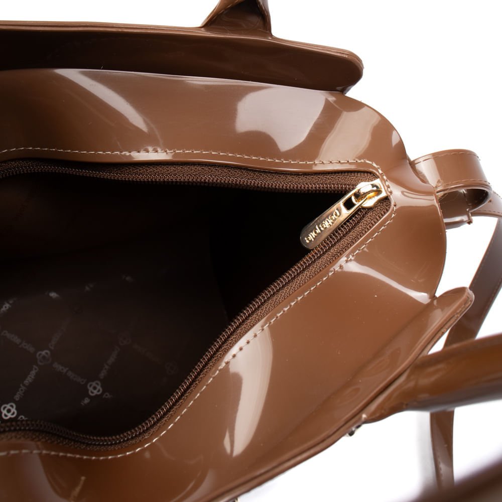 Bolsa Feminina Petite Jolie Tiracolo Média Fosca Marrom Marrom 6