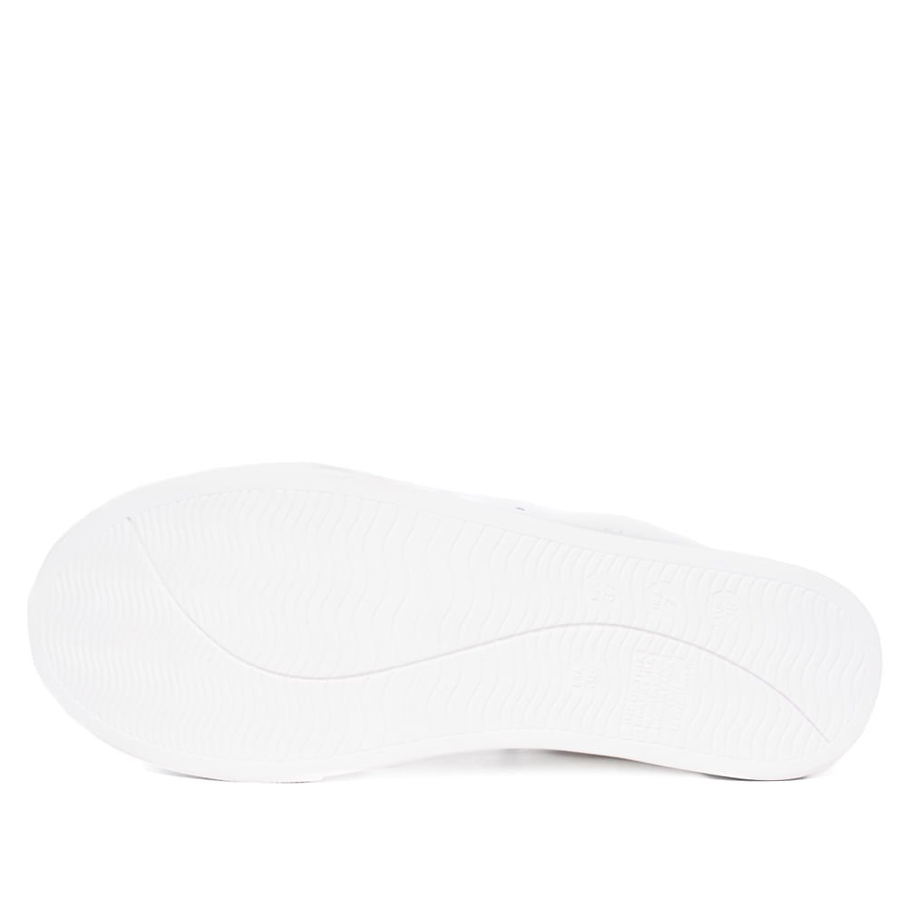 Tênis Feminino Via Marte Slip On Strass Slip On Branco Branco 2