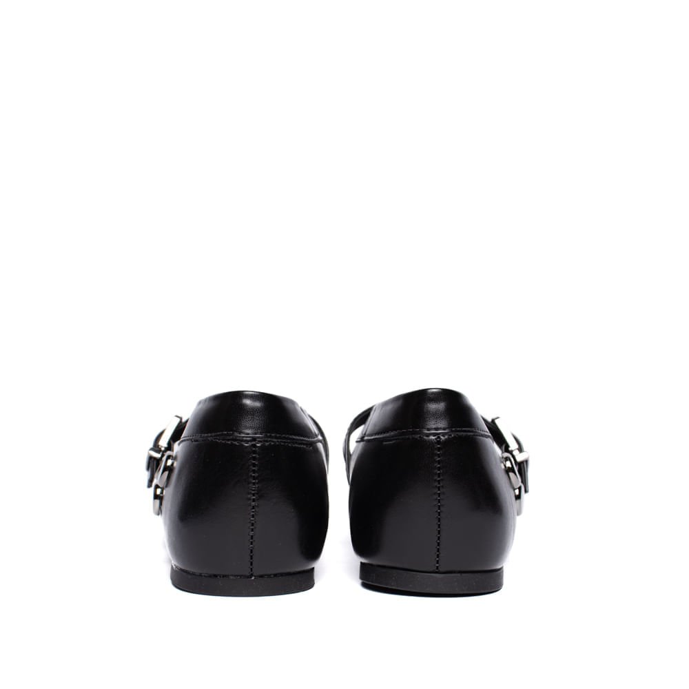 Sapatilha Feminina Vizzano Pedrarias Verniz Casual Preto Preto 3