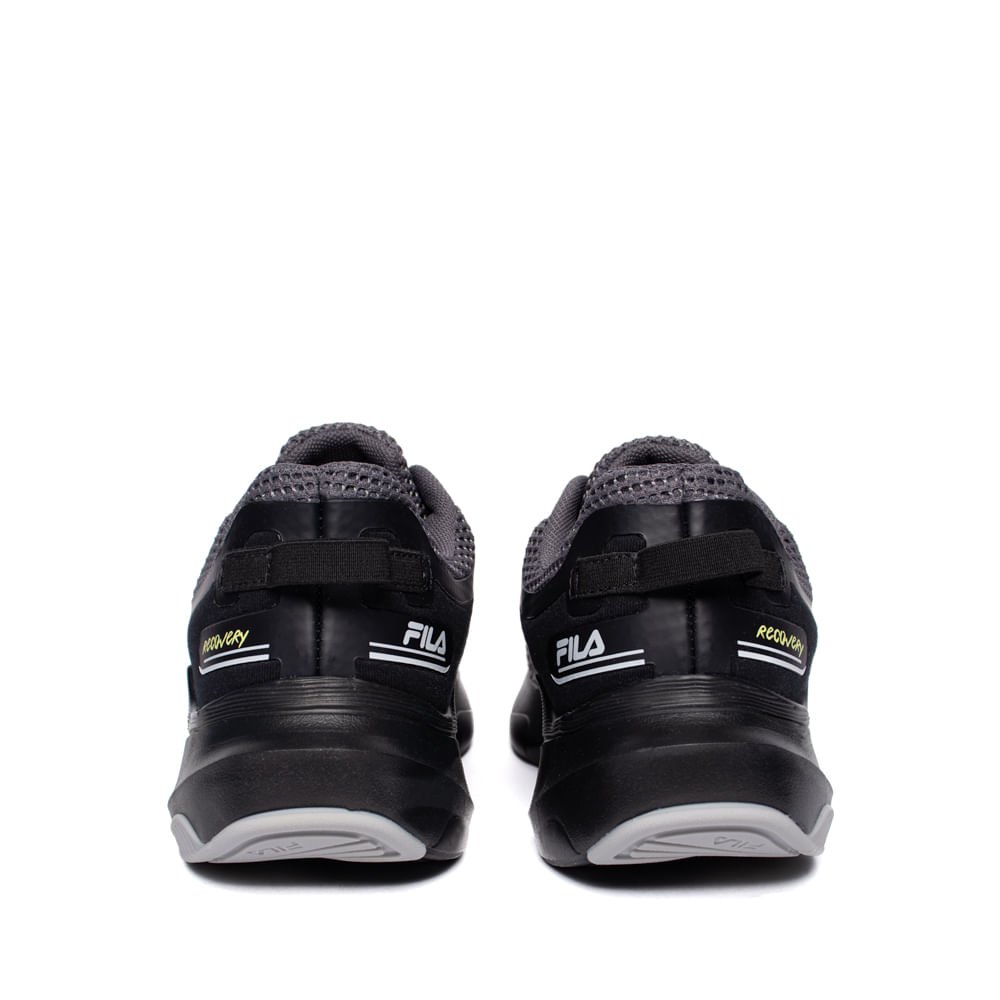 Tênis Masculino Fila Recovery Corrida Cinza/Preto Cinza 3