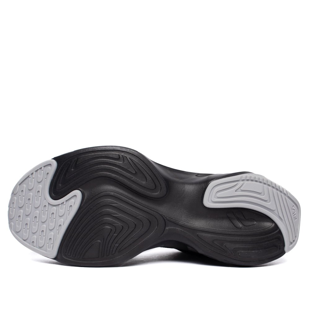 Tênis Masculino Fila Recovery Corrida Cinza/Preto Cinza 5