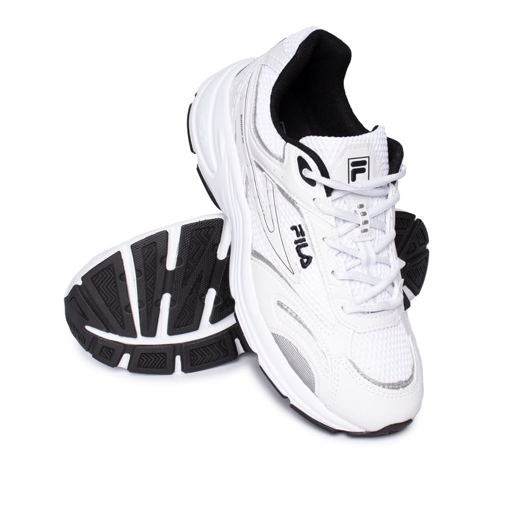 Tênis Masculino Fila Runner 2k Super Action Branco/Preto Branco 4