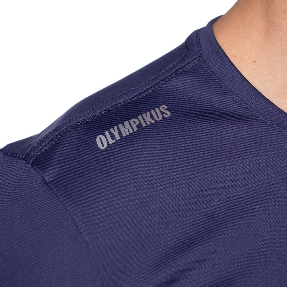 Camiseta Masculina Olympikus Essential Manga Curta Marinho Marinho 4