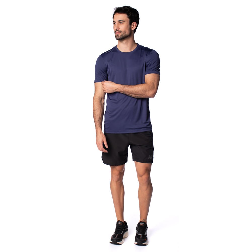 Camiseta Masculina Olympikus Essential Manga Curta Marinho Marinho 5