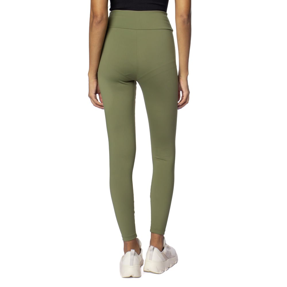 Legging Feminina Adidas Treino Básica Verde Verde 2