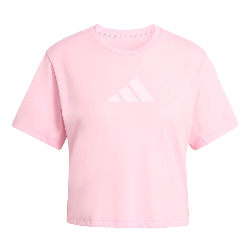 Camiseta Feminina Adidas Train Essentials Rosa Rosa 4