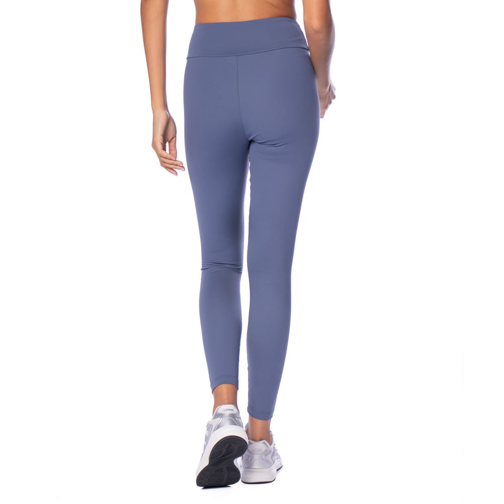 Legging Feminina Adidas Basic Leg Fitness Azul/Branco Azul 2