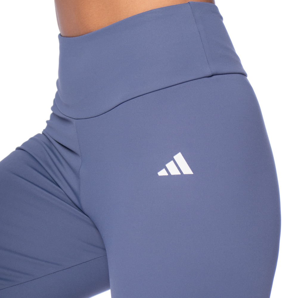 Legging Feminina Adidas Basic Leg Fitness Azul/Branco Azul 3