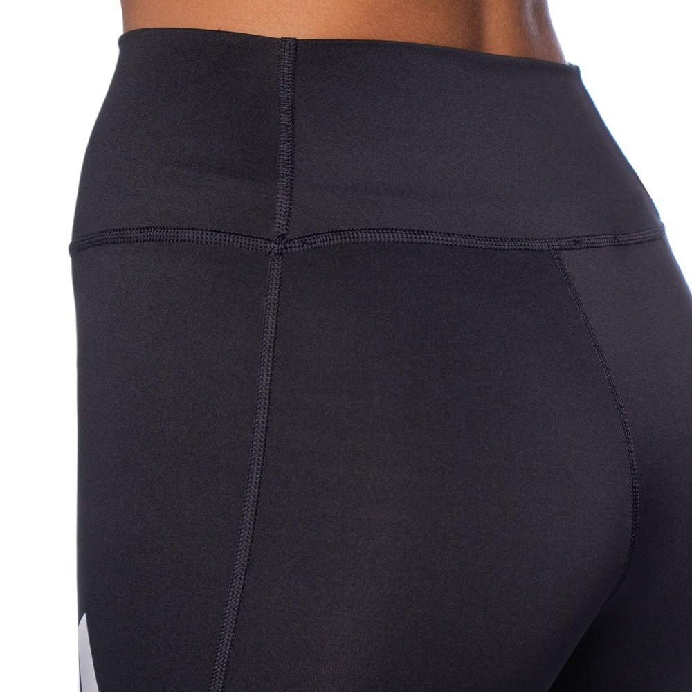 Legging Feminina Adidas Logo AEROREADY Preto/Branco Preto 4