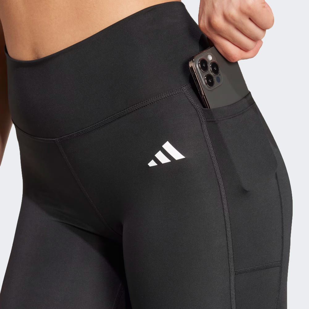 Legging Feminina Adidas Optime AEROREADY Preto Preto 2