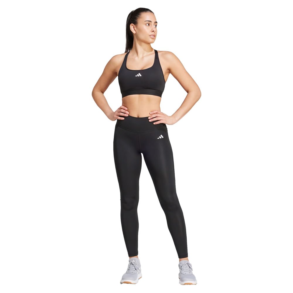 Legging Feminina Adidas Optime AEROREADY Preto Preto 4