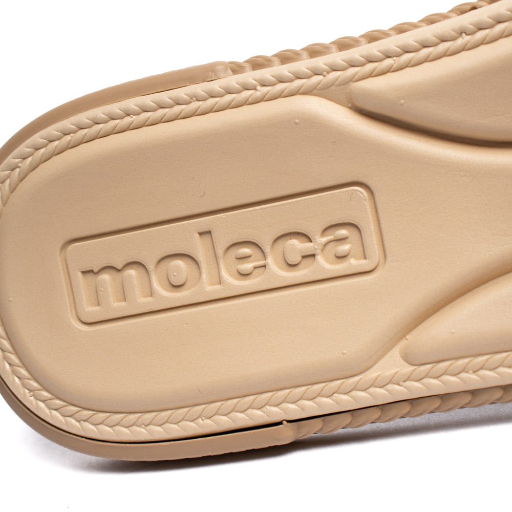 Rasteira Feminina Moleca Napa Texturizada Laço Avelã Marrom 4