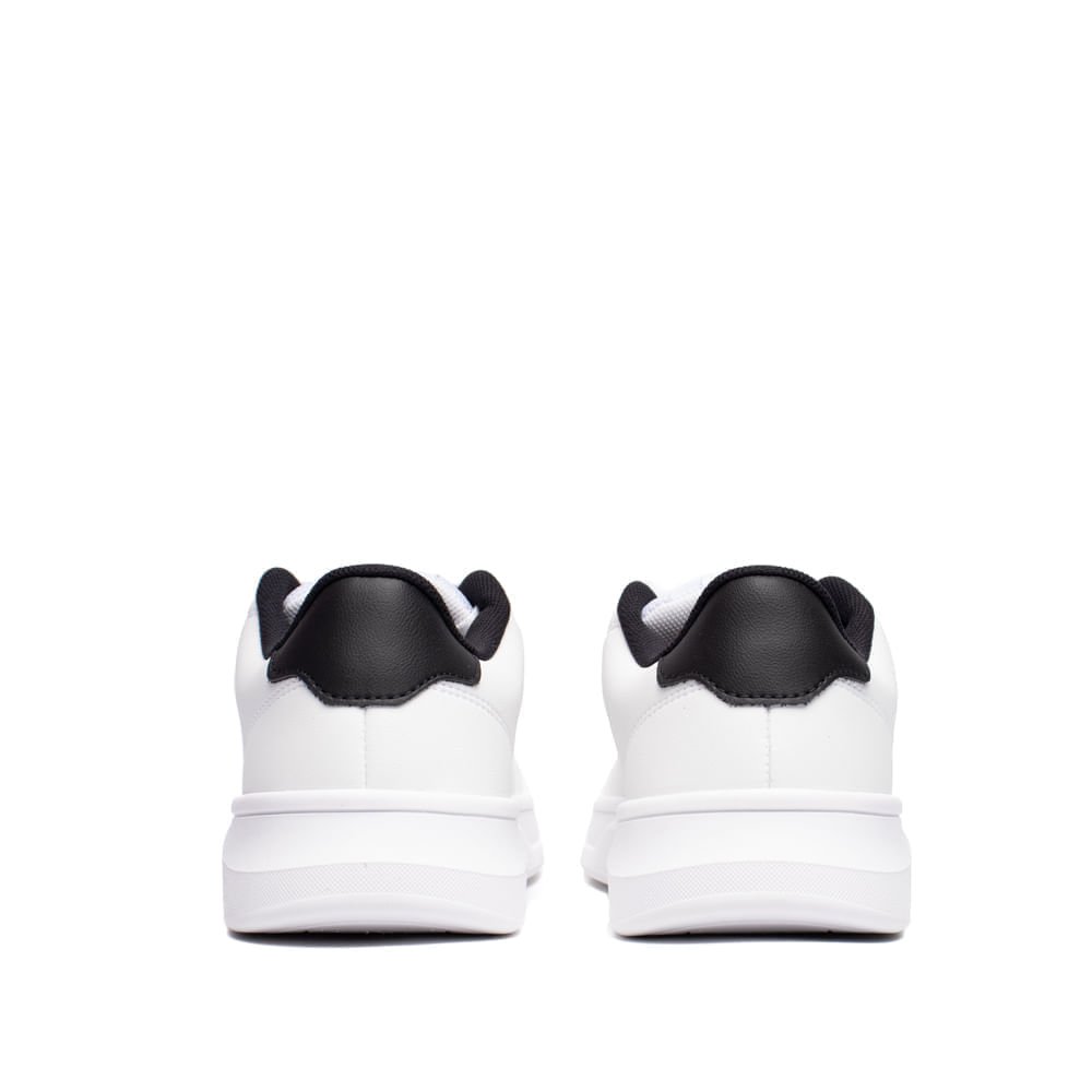 Sapatênis Masculino West Coast Casual Branco/Preto Branco 3