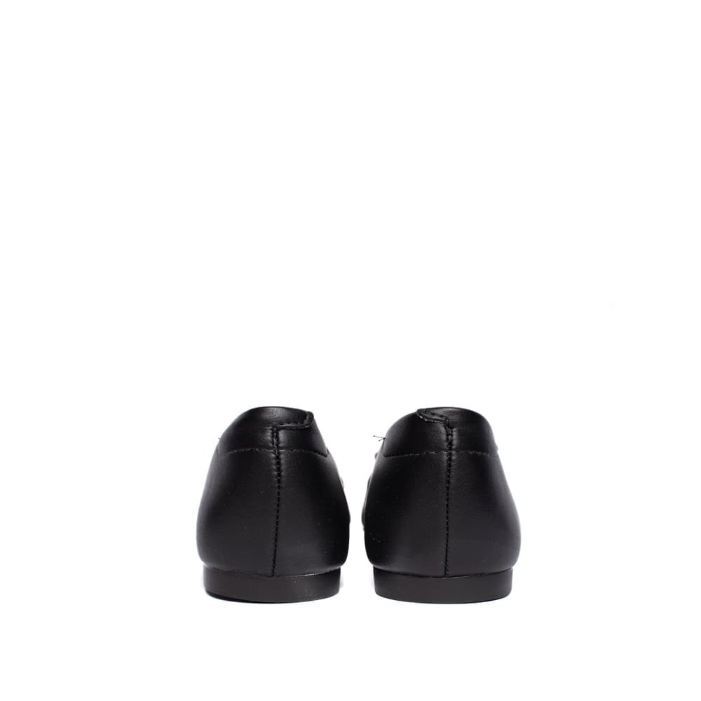 Sapatilha Feminina Modare Laço Napa Bico Fino Preto Preto 3