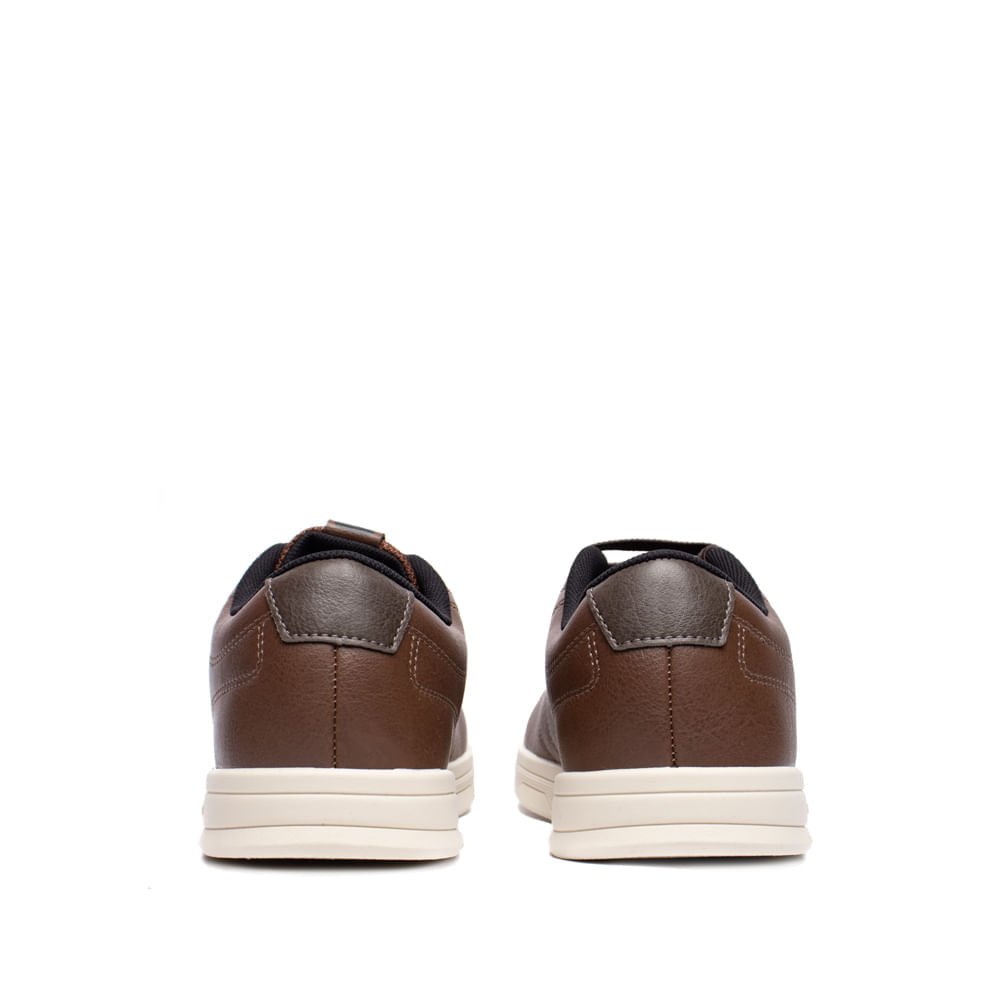 Sapatênis Masculino West Coast Dublin Calce Fácil Marrom Marrom 3