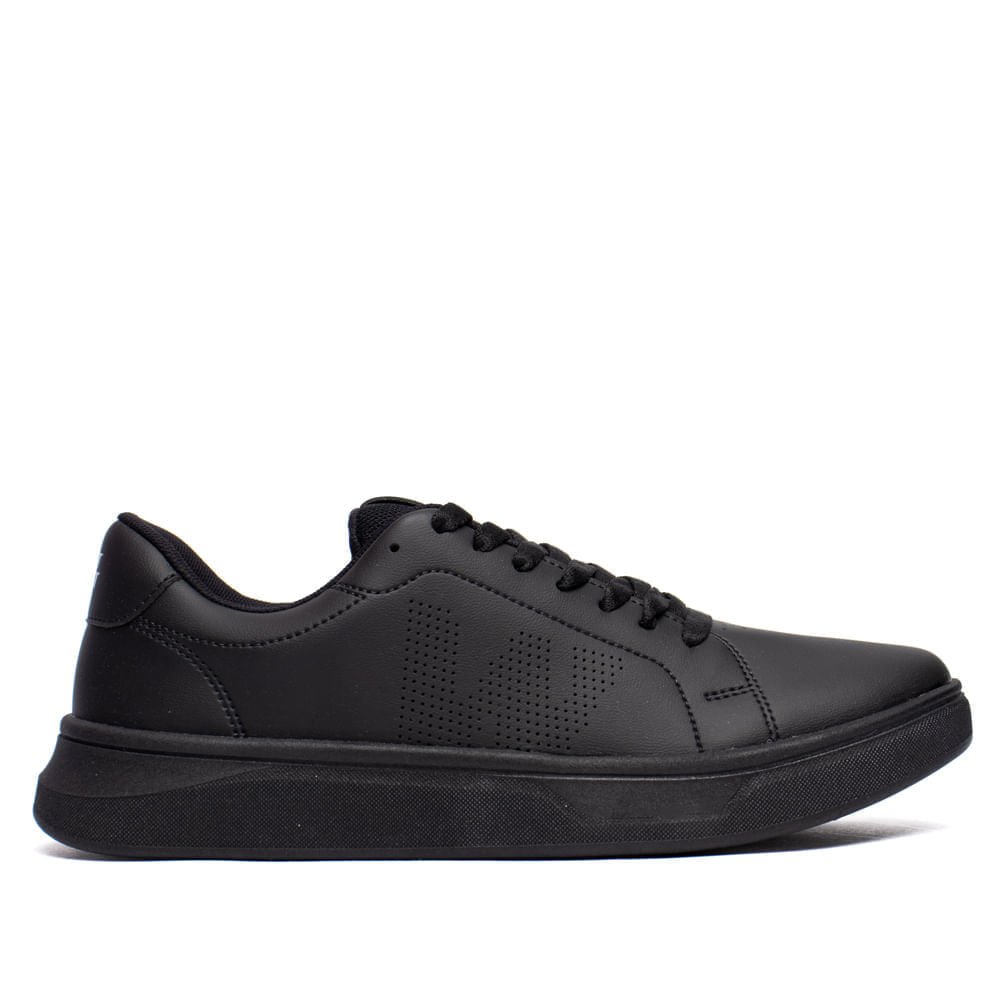 Sapatênis Masculino West Coast Silver Solado Alto Preto
