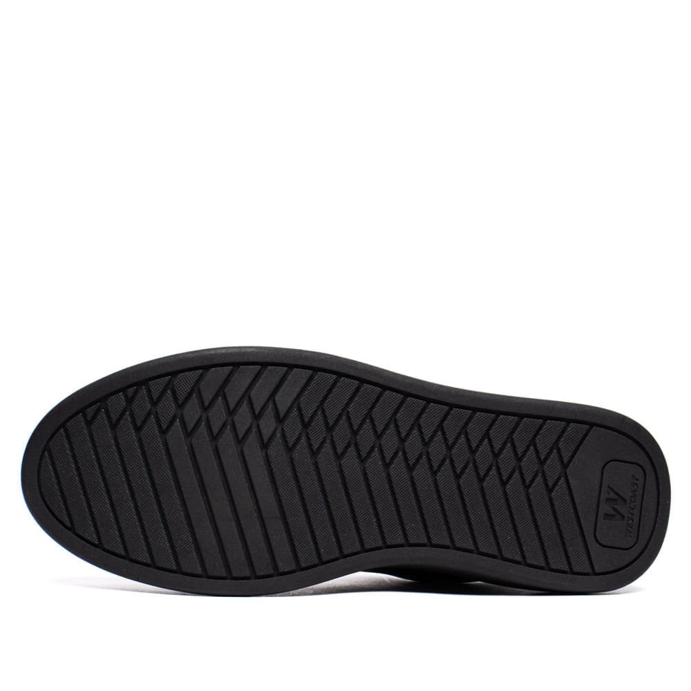 Sapatênis Masculino West Coast Silver Solado Alto Preto Preto 2