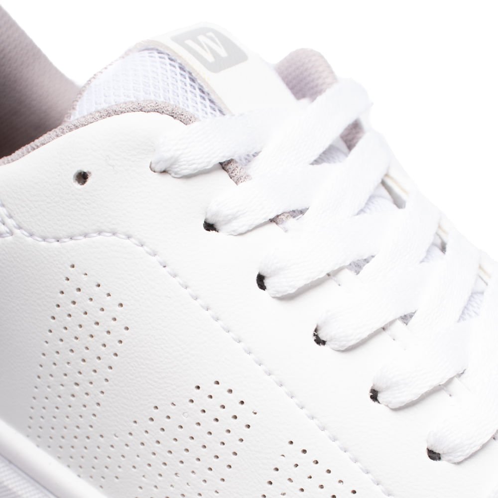 Sapatênis Masculino West Coast Silver Solado Alto Branco Branco 5