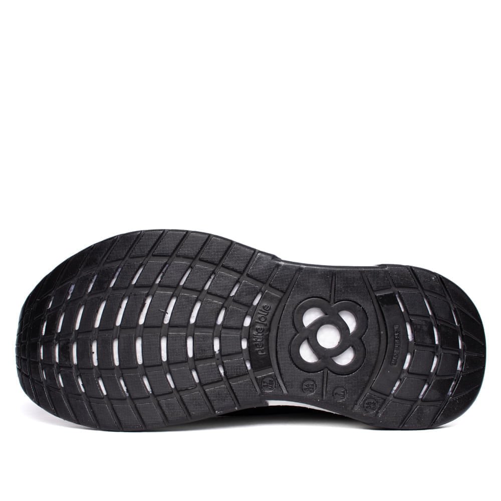 Tênis Feminino Petite Jolie Puff Sneaker Casual Preto/Multi Preto 3