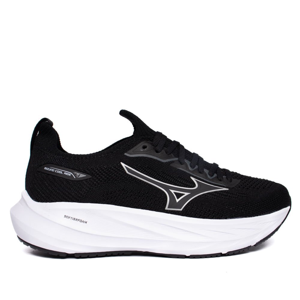 Tênis Masculino Mizuno Cool Ride 4 Calce Fácil Preto