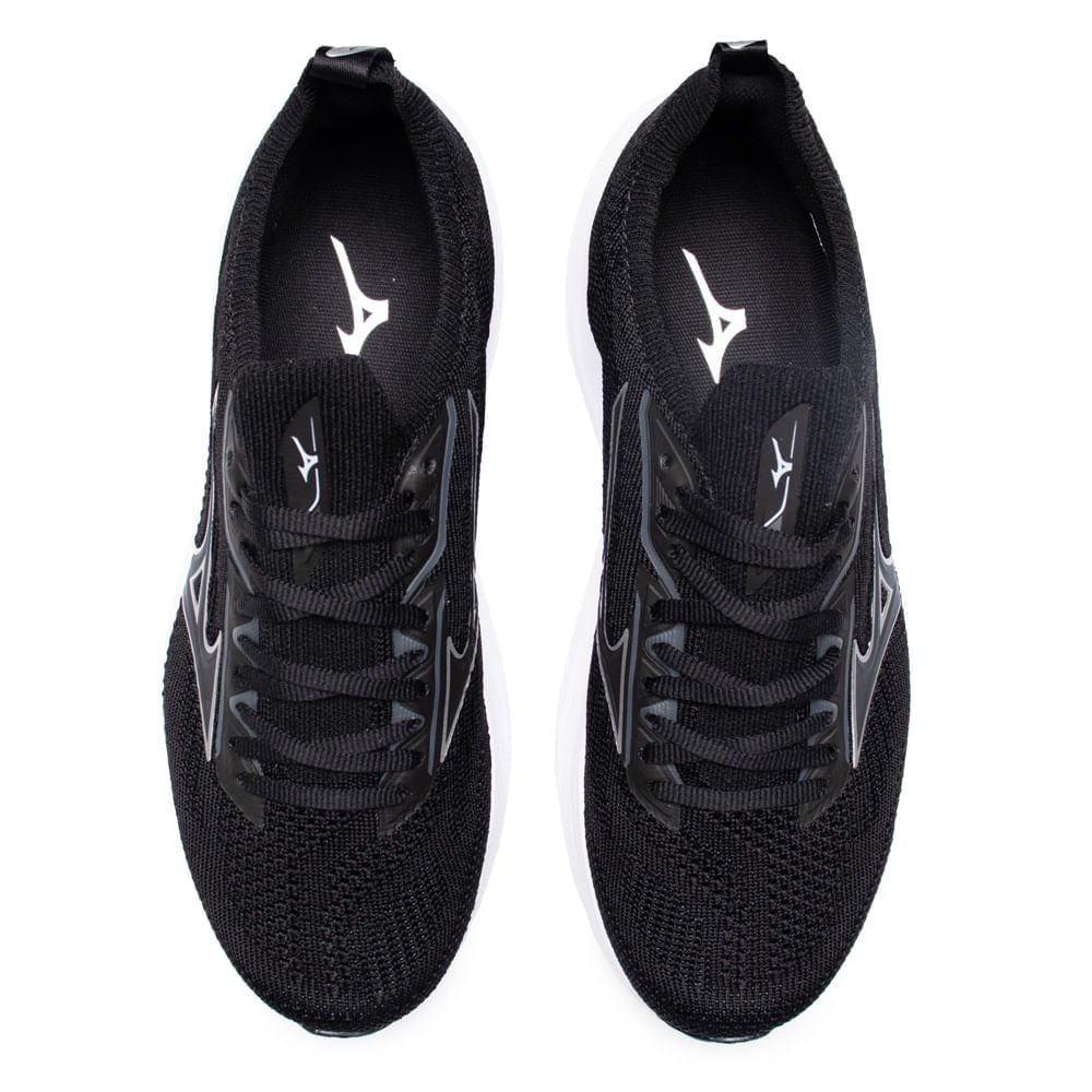 Tênis Masculino Mizuno Cool Ride 4 Calce Fácil Preto Preto 4