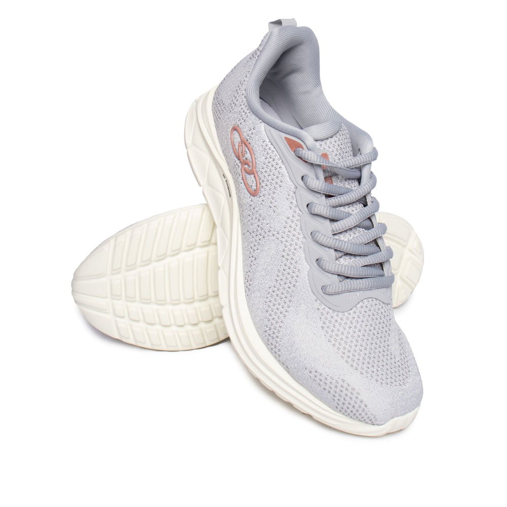 Tênis Feminino Olympikus Citrus 2 Evasense Cinza Lunar Cinza 5