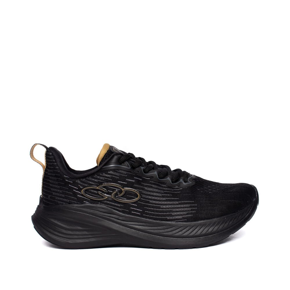 Tênis Infantil Olympikus Marte Evasense Preto/Dourado