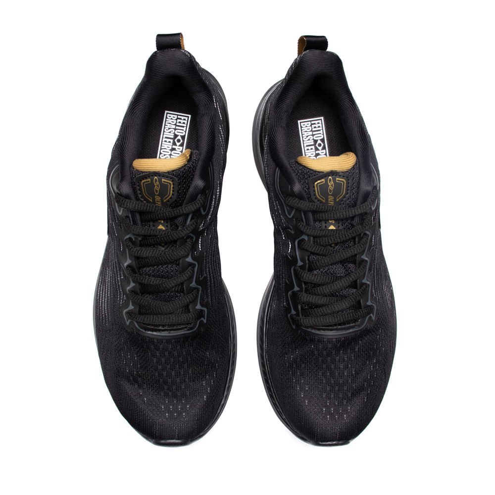 Tênis Infantil Olympikus Marte Evasense Preto/Dourado Preto 4