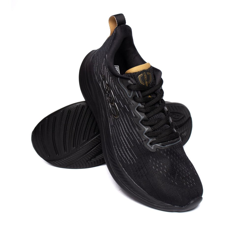 Tênis Infantil Olympikus Marte Evasense Preto/Dourado Preto 5