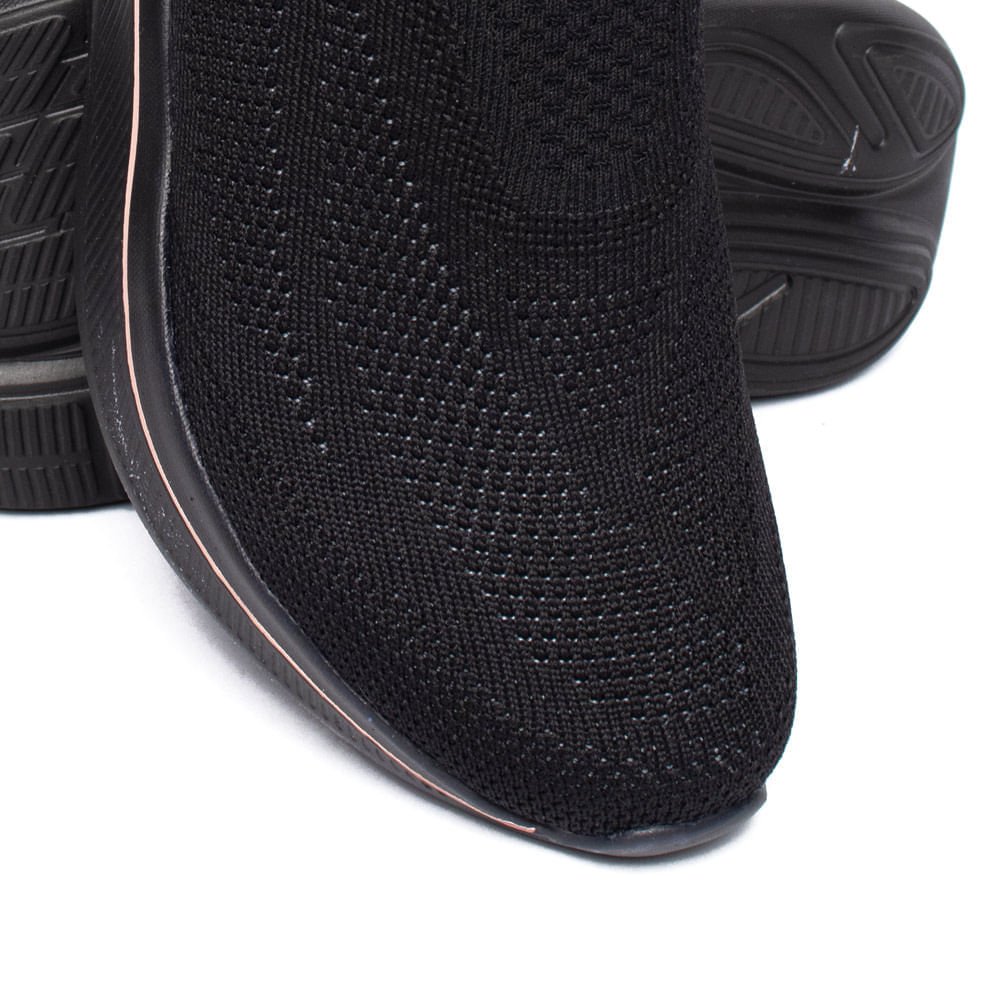 Tênis Feminino Olympikus Intuit 2 Caminhada Preto/Rose Preto 6