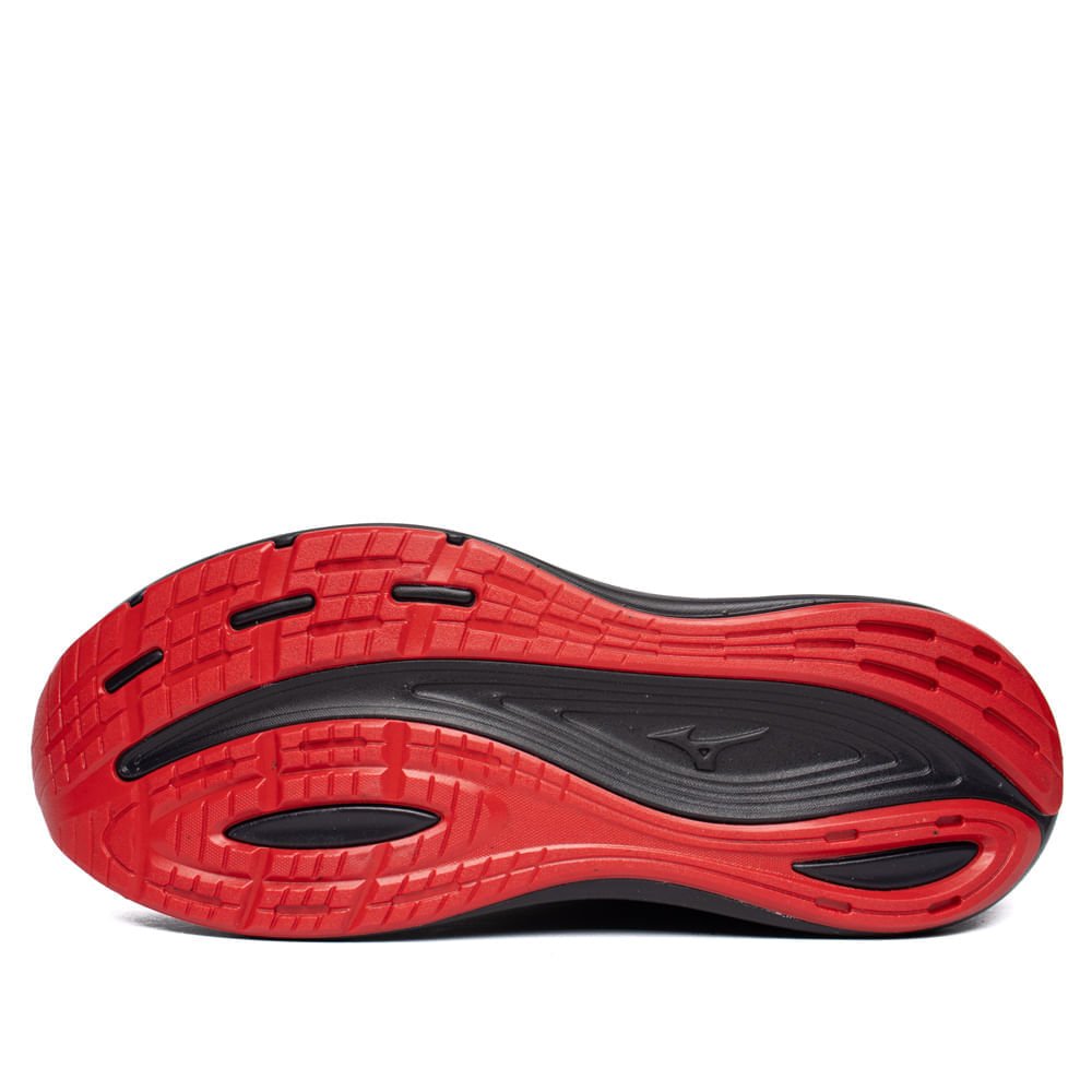 Tênis Masculino Mizuno Enigma 3 Fitness Preto/Vermelho Preto 2