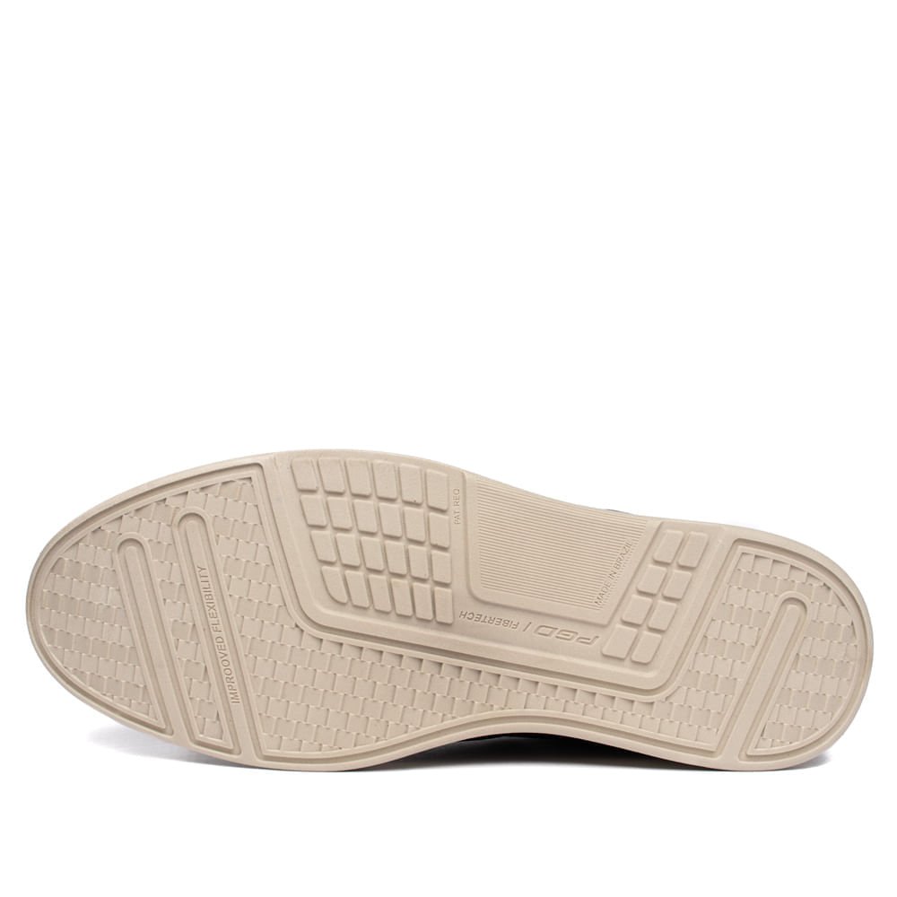 Sapatênis Masculino Pegada Vano Microfibra Marinho/Bege Marinho 2
