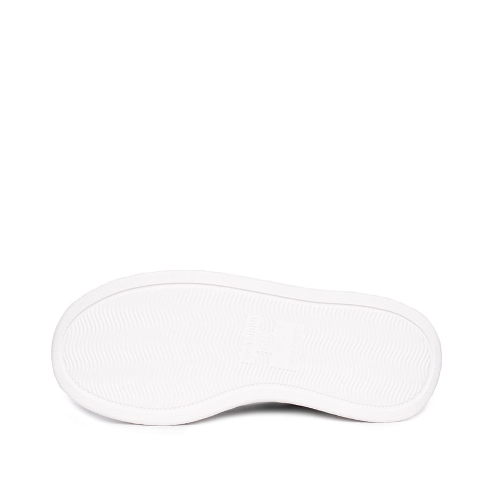 Tênis Infantil Molekinha Casual Burnished Branco/Preto Branco 2