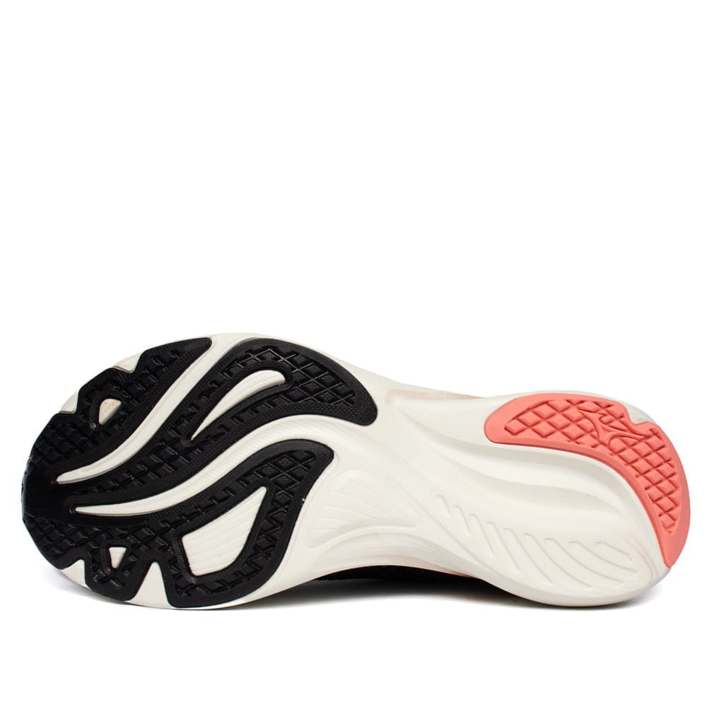Tênis Feminino Mizuno Glow 3 Knit Softierfoam Preto/Dourado Preto 2