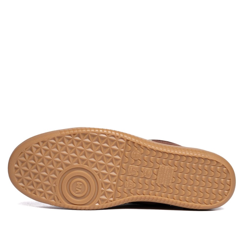 Tênis Feminino Via Marte Camurça Cadarço Bicolor Marrom/Bege Marrom 2