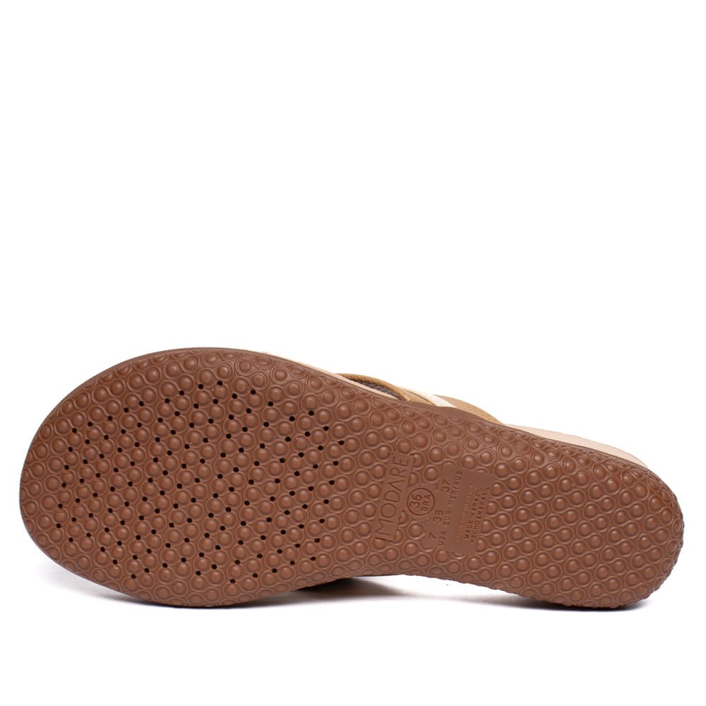 Chinelo Feminino Modare Tiras Soft Buble Creme/Bege Bege 3
