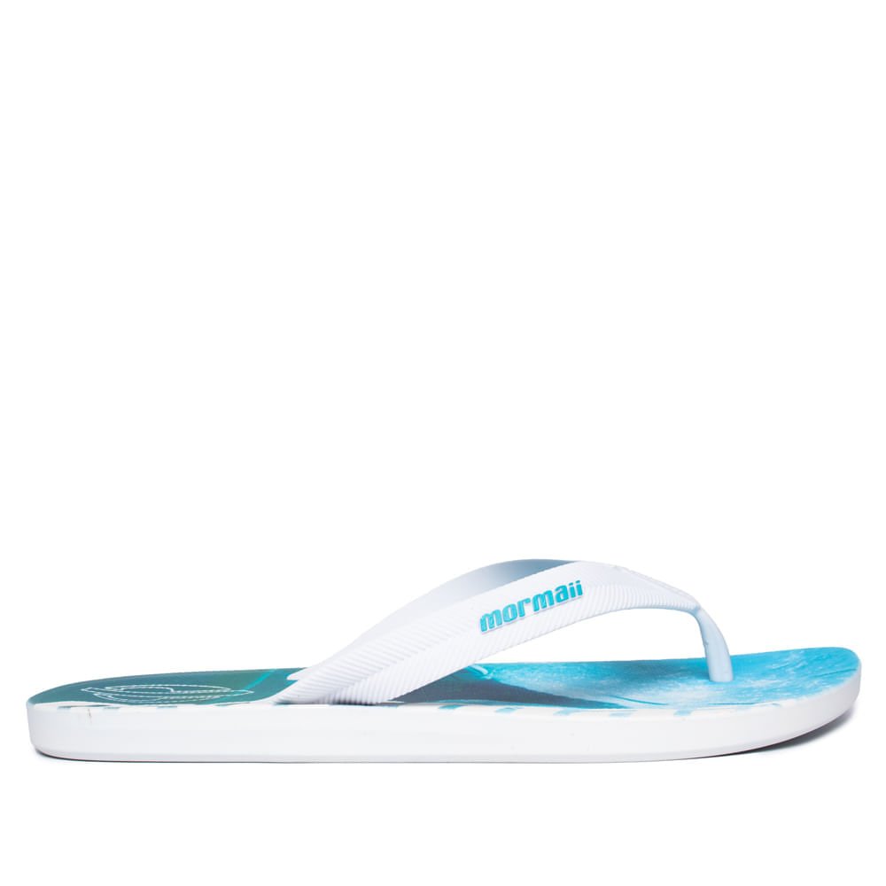 Chinelo Masculino Mormaii Tropical Pro Texturas Azul/Branco Azul 2