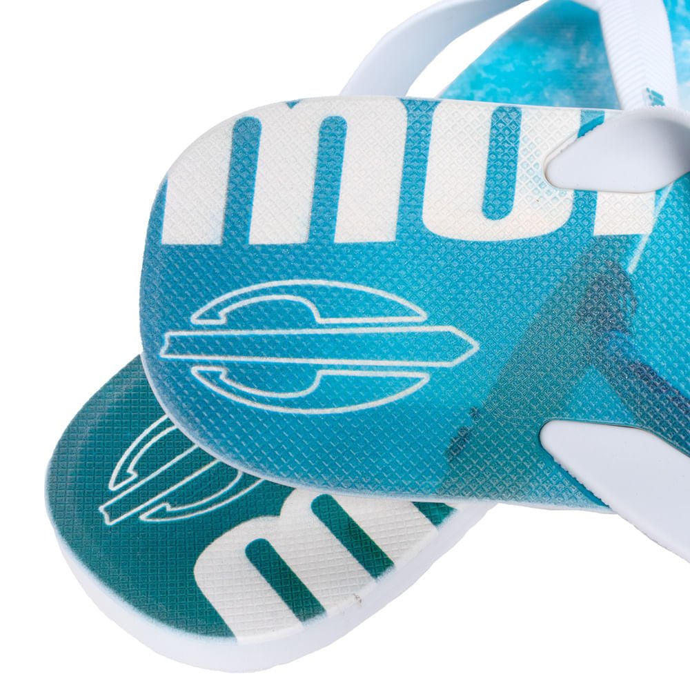 Chinelo Masculino Mormaii Tropical Pro Texturas Azul/Branco Azul 5