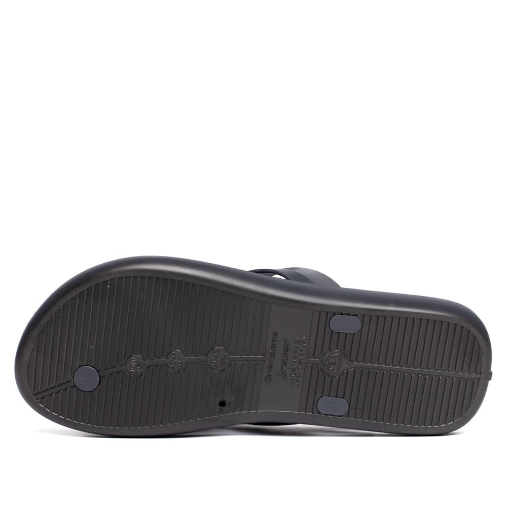 Chinelo Masculino Rider Feel Urban Tiras Cinza Escuro/Verde Cinza 3
