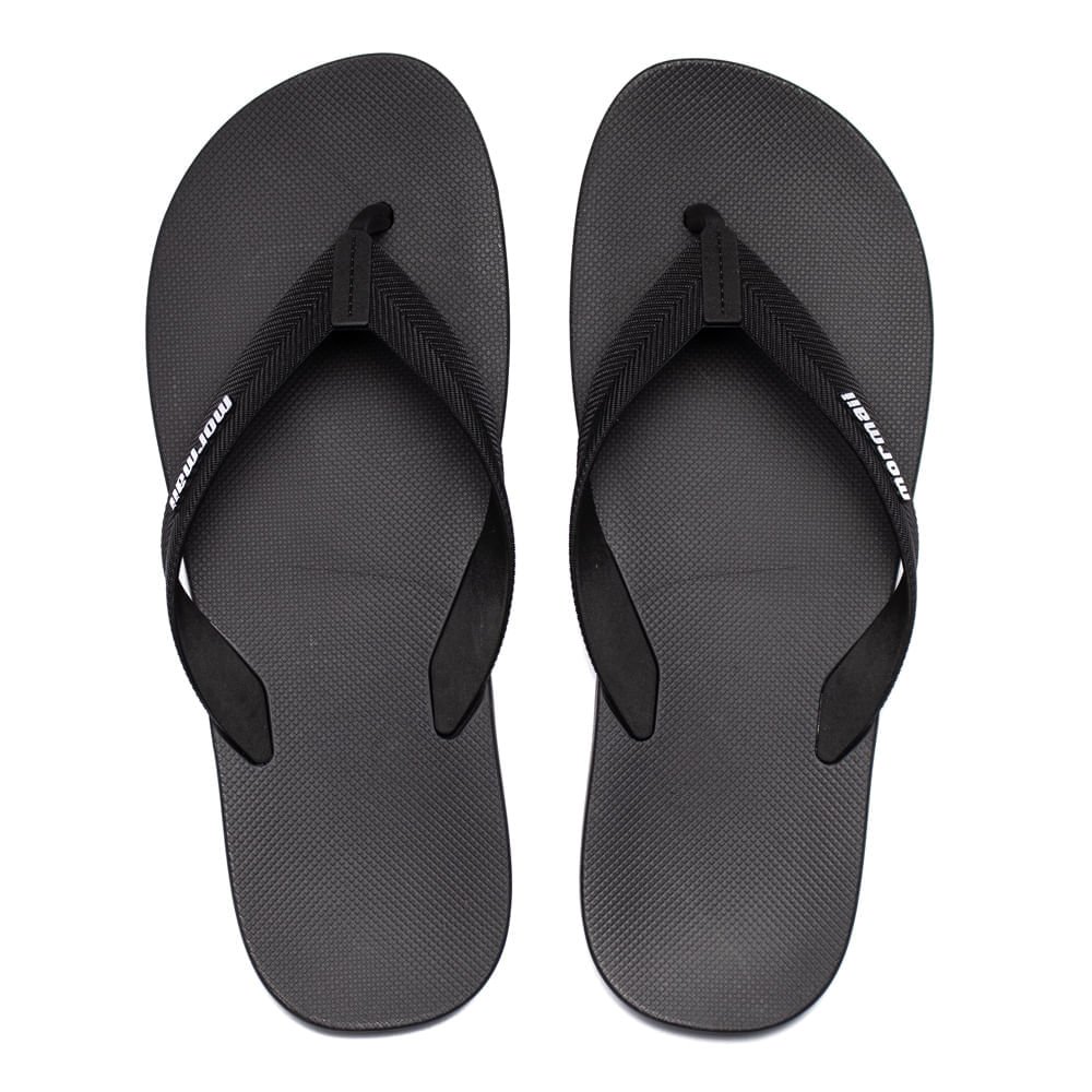 Chinelo Masculino Mormaii Tropical Iii Preto/Branco