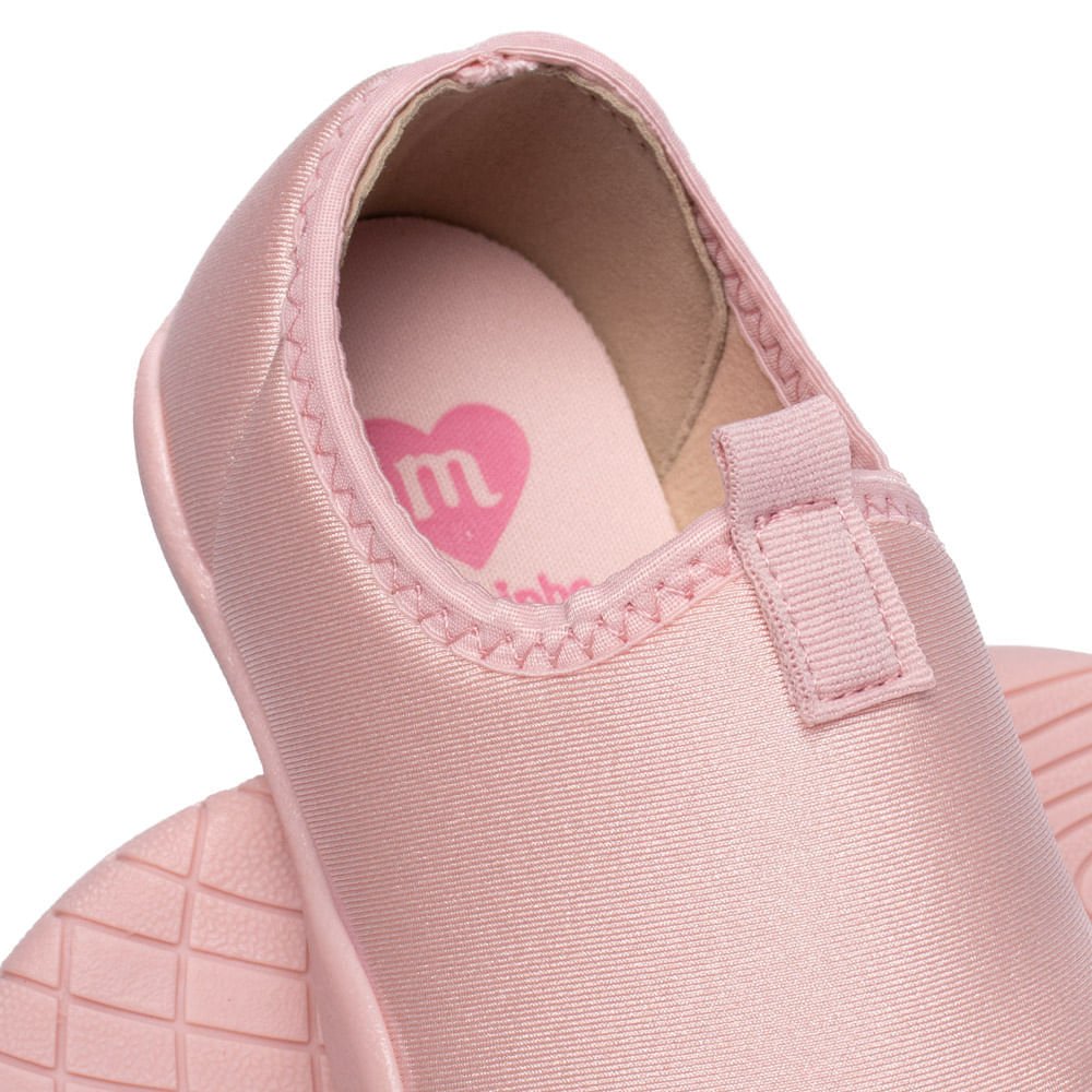 Tênis Infantil Molekinha Baby Glitter Calce Fácil Rosa Rosa 6