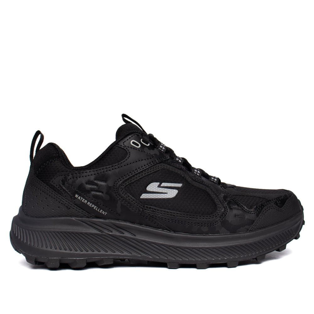 Tênis Masculino Skechers Ridgestar Couro Trilha Preto